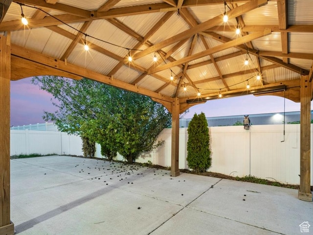 1146 W 1875 S, Syracuse, UT 84075 - view of patio featuring a water view, a gazebo, and fence