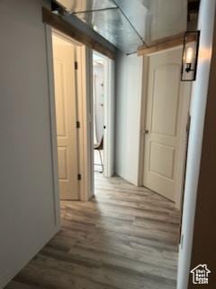 6403 W Muzzle Loader Dr, Herriman, UT 84096 - hall with wood finished floors