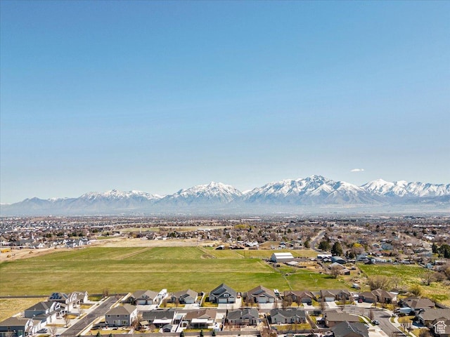 6403 W Muzzle Loader Dr, Herriman, UT 84096 - bird's eye view featuring a residential view and a mountain view