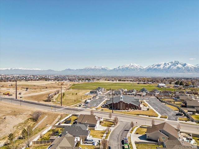 6403 W Muzzle Loader Dr, Herriman, UT 84096 - bird's eye view featuring a residential view and a mountain view