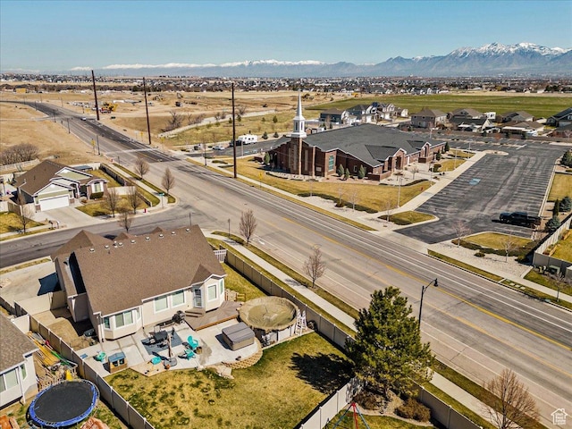6403 W Muzzle Loader Dr, Herriman, UT 84096 - aerial view featuring a residential view and a mountain view