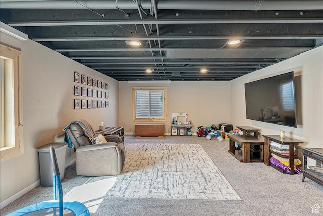 6403 W Muzzle Loader Dr, Herriman, UT 84096 - basement featuring carpet floors