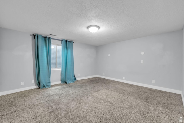 175 E Millerberg Dr S, Sandy, UT 84070 - carpeted empty room with baseboards, visible vents, and a textured ceiling