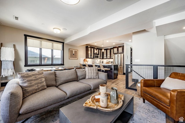 3788 Blackstone Dr Unit 19, Park City, UT 84098 - living room featuring visible vents and light wood-style flooring