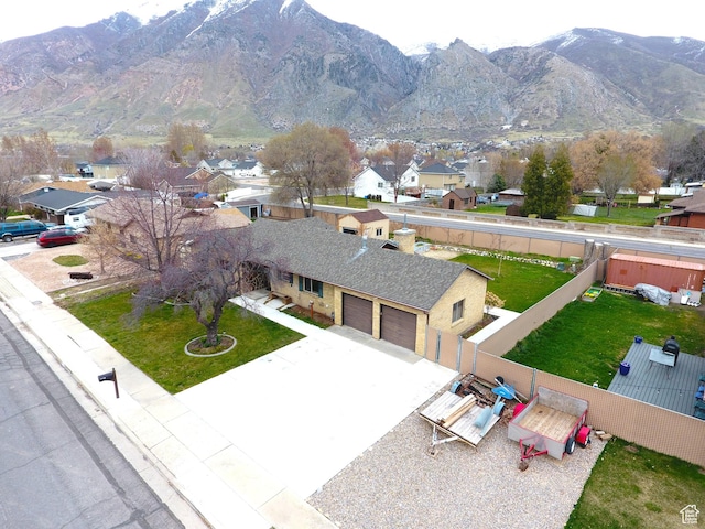 410 N 250 W, Springville, UT 84663 - drone / aerial view featuring a residential view and a mountain view