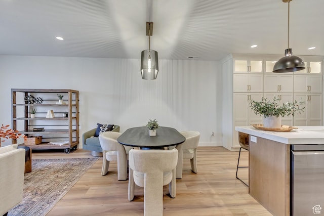 813 S 1260 W Unit 111, Heber City, UT 84032 - dining area with light wood finished floors and recessed lighting