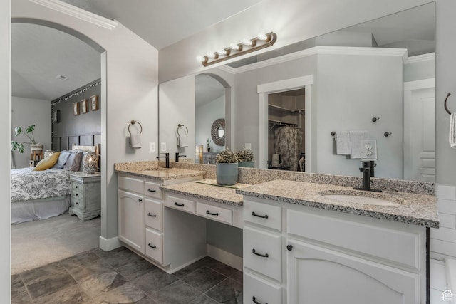 11773 S Twin Pines Ct, Draper, UT 84020 - ensuite bathroom featuring double vanity, a sink, and ensuite bath