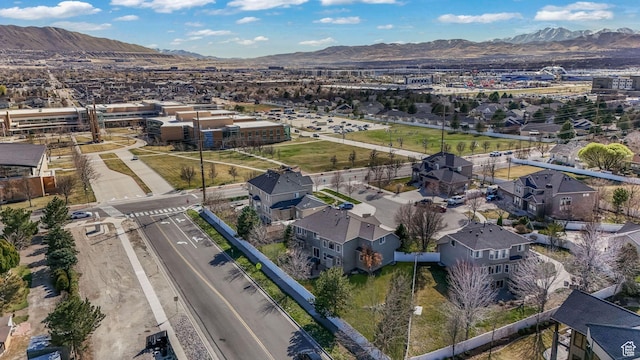 11773 S Twin Pines Ct, Draper, UT 84020 - aerial view with a residential view and a mountain view
