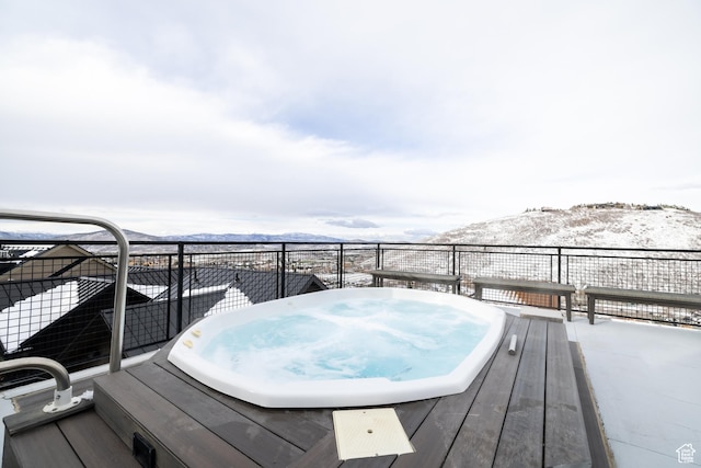 1271 Lowell Ave Unit D201, Park City, UT 84060 - wooden terrace with a mountain view