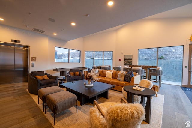 1271 Lowell Ave Unit D201, Park City, UT 84060 - building lobby featuring recessed lighting and high vaulted ceiling