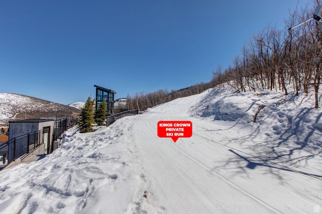 1271 Lowell Ave Unit D201, Park City, UT 84060 - yard layered in snow with a mountain view