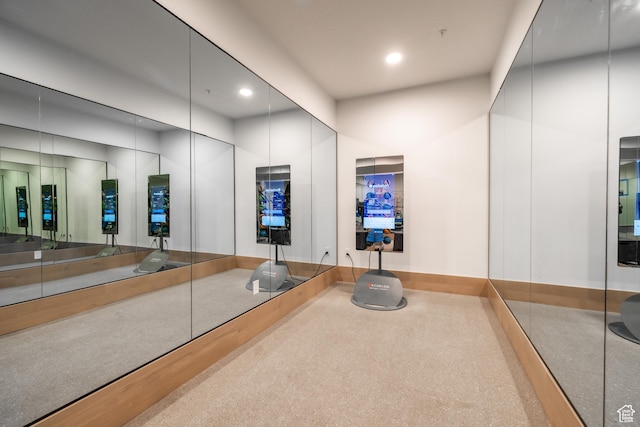 1271 Lowell Ave Unit D201, Park City, UT 84060 - exercise room featuring recessed lighting and baseboards