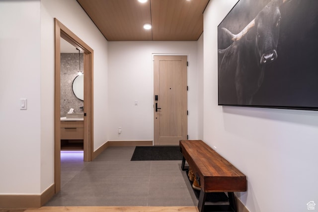 1271 Lowell Ave Unit D201, Park City, UT 84060 - entrance foyer with recessed lighting and baseboards