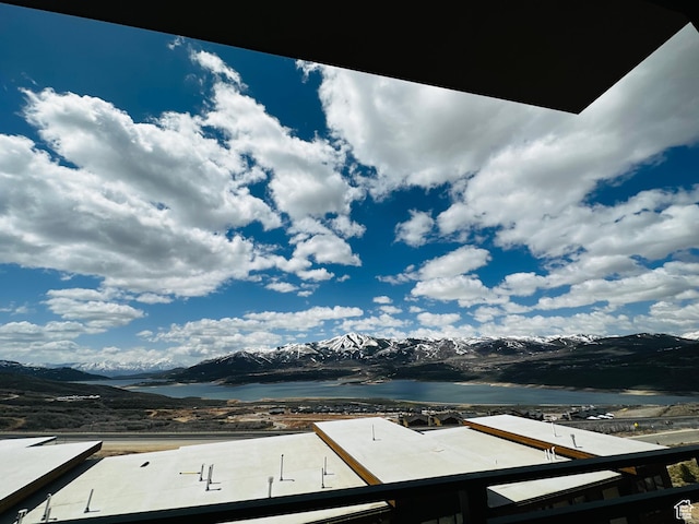 818 E Miner Way Unit 34, Hideout, UT 84036 - water view featuring a mountain view