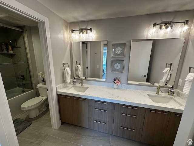 818 E Miner Way Unit 34, Hideout, UT 84036 - bathroom featuring toilet, a sink, and double vanity