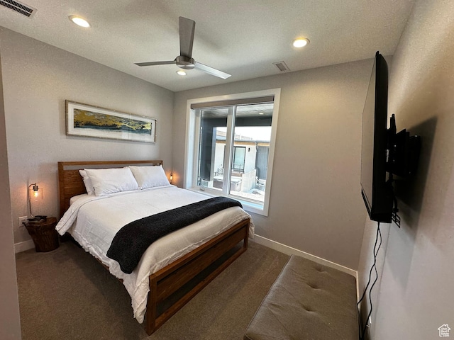 818 E Miner Way Unit 34, Hideout, UT 84036 - bedroom with access to exterior, baseboards, visible vents, and carpet floors
