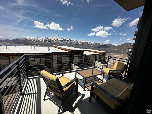 818 E Miner Way Unit 34, Hideout, UT 84036 - balcony featuring a mountain view