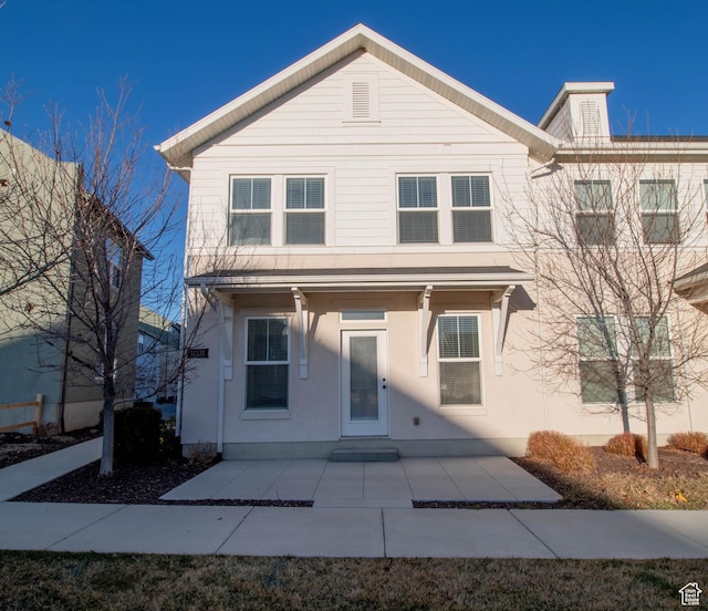 view of front of property with stucco siding