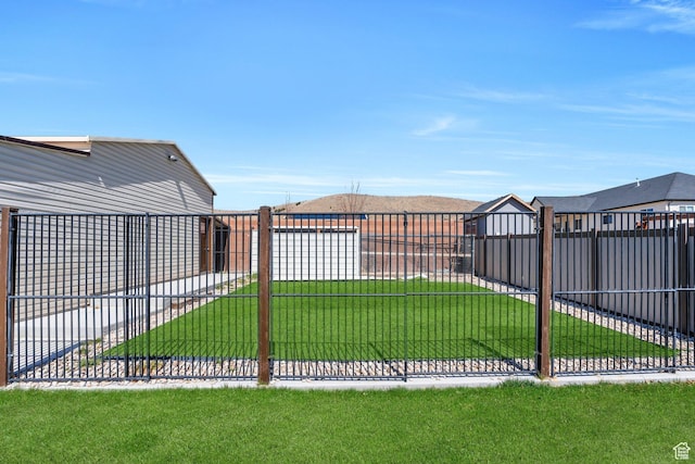 9844 N Faust Station Dr W, Eagle Mountain, UT 84005 - view of yard featuring fence