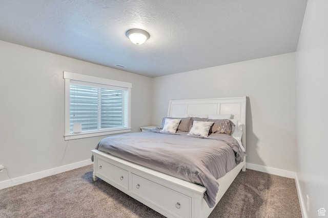 9844 N Faust Station Dr W, Eagle Mountain, UT 84005 - bedroom with visible vents, baseboards, light colored carpet, and a textured ceiling