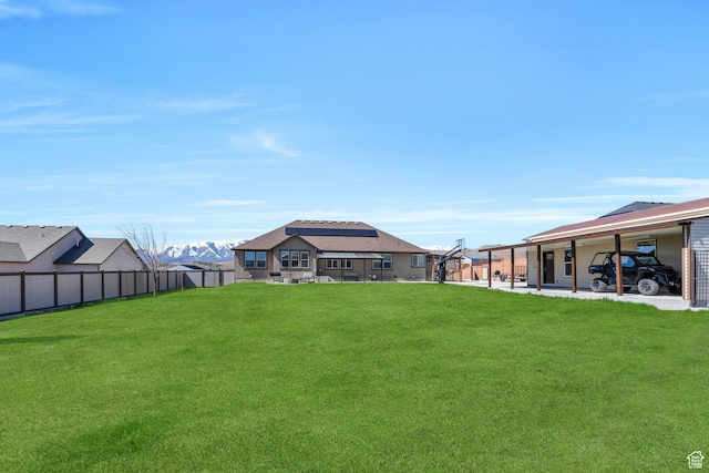 9844 N Faust Station Dr W, Eagle Mountain, UT 84005 - view of yard with fence