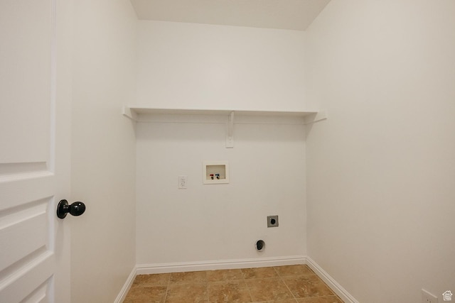 352 S 2000 E, Spanish Fork, UT 84660 - clothes washing area with electric dryer hookup, hookup for a washing machine, baseboards, and laundry area