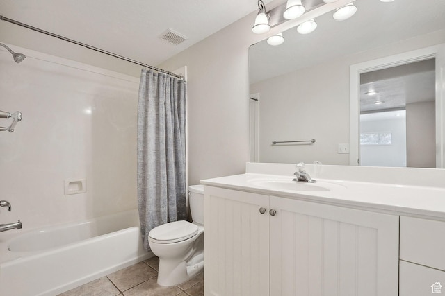 32 E 500 S, Midway, UT 84049 - full bath with toilet, tile patterned floors, shower / bathtub combination with curtain, and vanity