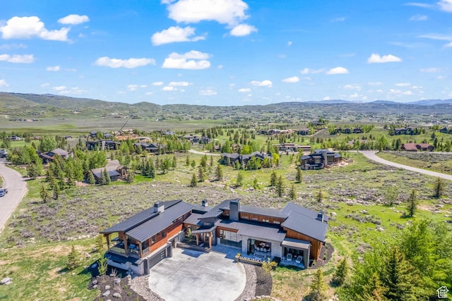 7290 Foxglove Ct, Park City, UT 84098 - drone / aerial view with a mountain view
