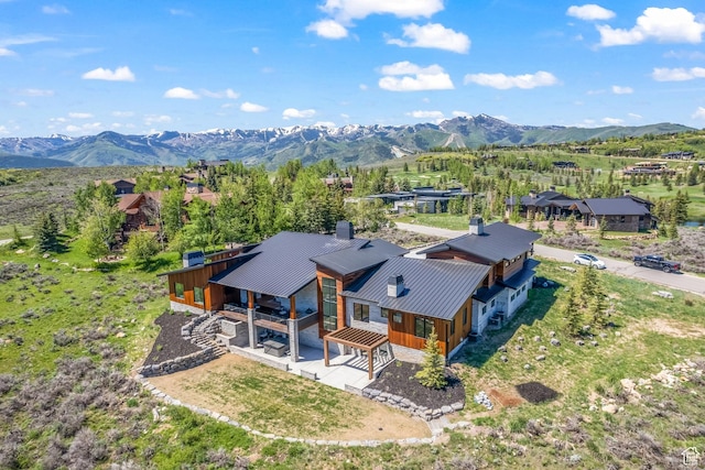 7290 Foxglove Ct, Park City, UT 84098 - aerial view with a mountain view