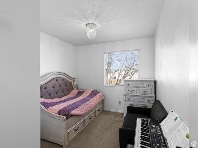 1929 W 680 N, Pleasant Grove, UT 84062 - bedroom featuring carpet, baseboards, and a textured ceiling