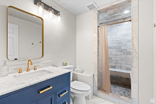 1321 E Daffodil Ct N Unit 155, Layton, UT 84040 - full bath featuring toilet, vanity, a stall shower, and visible vents