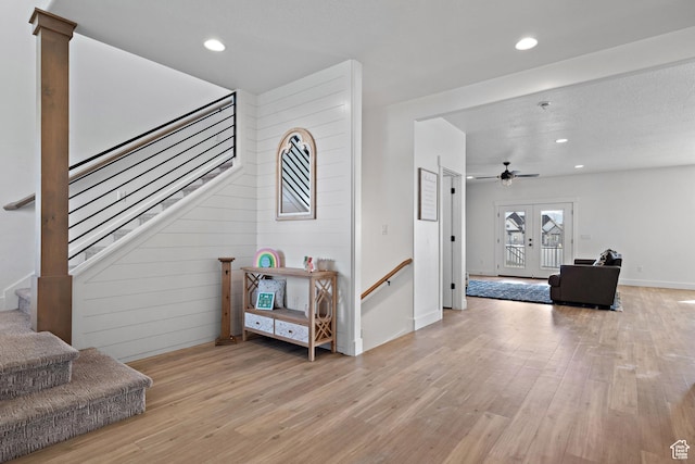 1807 S Bridle Path Loop, Lehi, UT 84043 - interior space featuring recessed lighting, baseboards, a ceiling fan, and wood finished floors