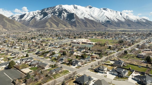 28 E 1400 N, Mapleton, UT 84664 - aerial view with a residential view and a mountain view