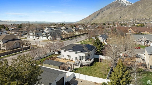 28 E 1400 N, Mapleton, UT 84664 - birds eye view of property with a mountain view and a residential view