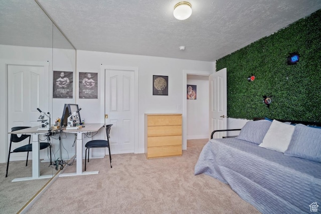 28 E 1400 N, Mapleton, UT 84664 - bedroom featuring carpet floors and a textured ceiling