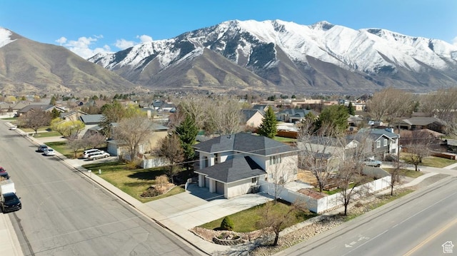 28 E 1400 N, Mapleton, UT 84664 - view of mountain feature featuring a residential view