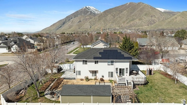 28 E 1400 N, Mapleton, UT 84664 - property view of mountains featuring a residential view