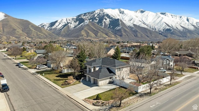 28 E 1400 N, Mapleton, UT 84664 - view of mountain feature featuring a residential view