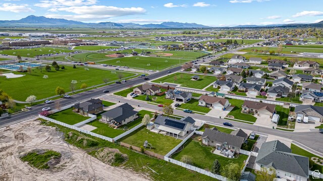 444 E 2720 N, North Logan, UT 84341 - aerial view of property's location with a mountain backdrop and nearby suburban area