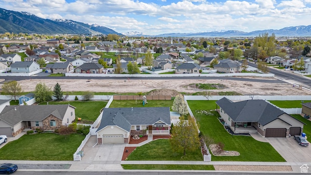 444 E 2720 N, North Logan, UT 84341 - aerial view of residential area featuring mountains