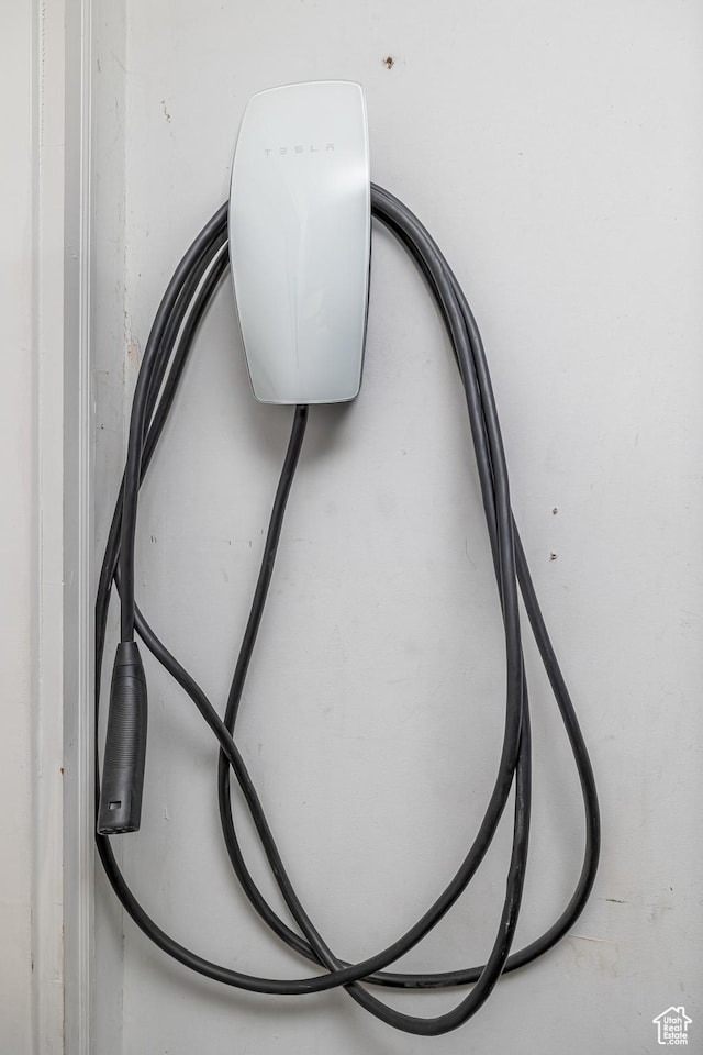 444 E 2720 N, North Logan, UT 84341 - garage view of electric vehicle charger