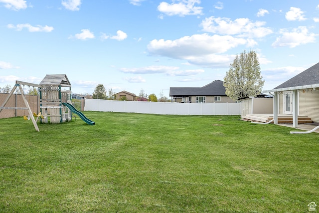 444 E 2720 N, North Logan, UT 84341 - view of yard featuring a playground