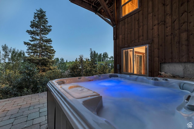 2421 S Navajo Unit Pi-C50, Coalville, UT 84017 - exterior space featuring a patio and a hot tub