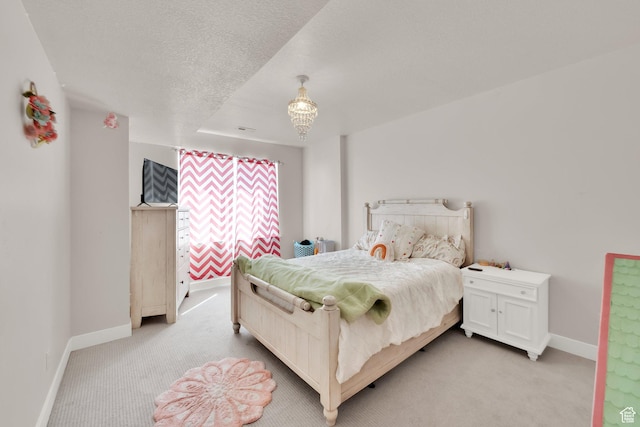 2266 S Betsys Way, Kaysville, UT 84037 - bedroom featuring light colored carpet, baseboards, and a textured ceiling