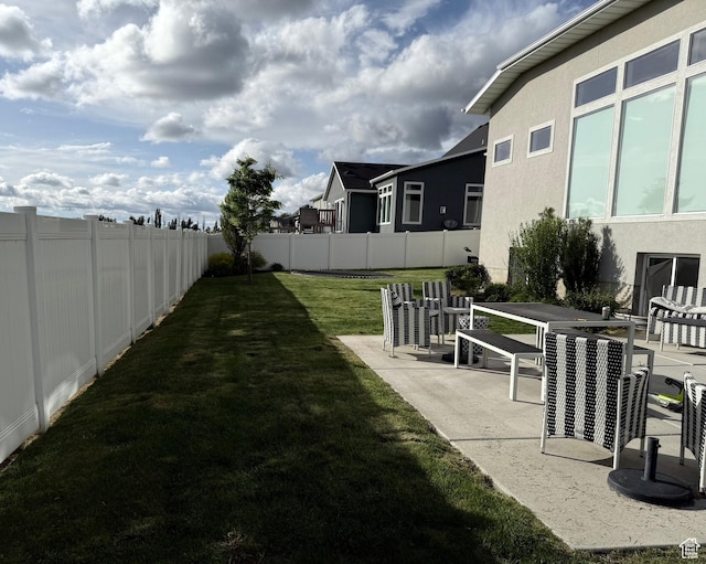 2266 S Betsys Way, Kaysville, UT 84037 - view of yard featuring a patio