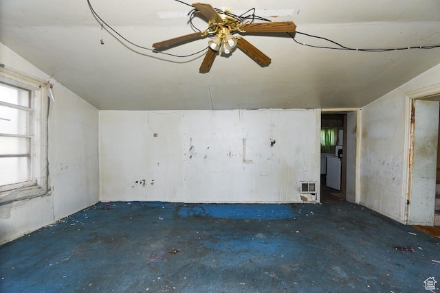 250 W Cherry St S, Grantsville, UT 84029 - unfurnished room with concrete flooring and ceiling fan