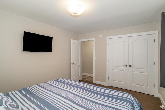2164 S Alison Row, St George, UT 84790 - carpeted bedroom featuring baseboards and a closet