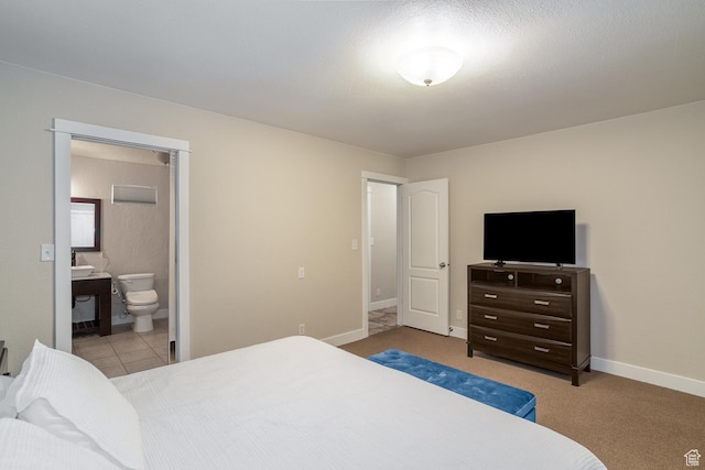 2164 S Alison Row, St George, UT 84790 - carpeted bedroom featuring baseboards and ensuite bath