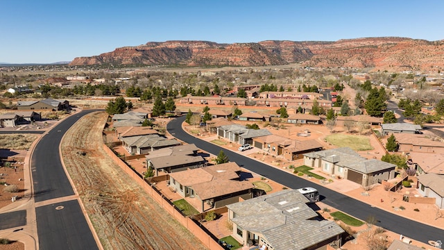 484 E Mohawk Dr, Kanab, UT 84741 - bird's eye view with a residential view and a mountain view