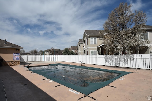 1138 S Meadow Fork Rd E Unit 3, Provo, UT 84606 - community pool featuring fence, a patio area, and a residential view